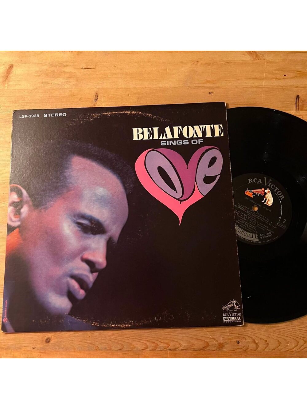 Harry Belafonte - Belafonte sings of Love 33rpm VG+ VR21